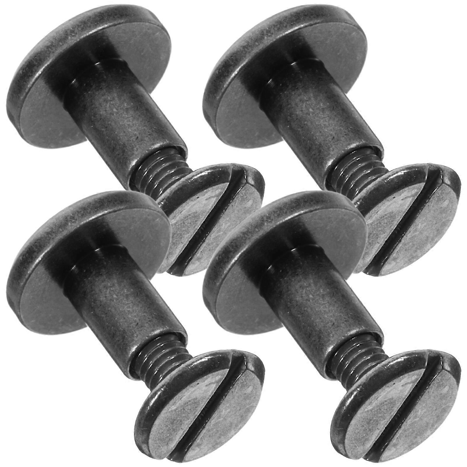 Silver Round Rivets Metal Rivet for Fastening Use Zinc Alloy 80Pcs