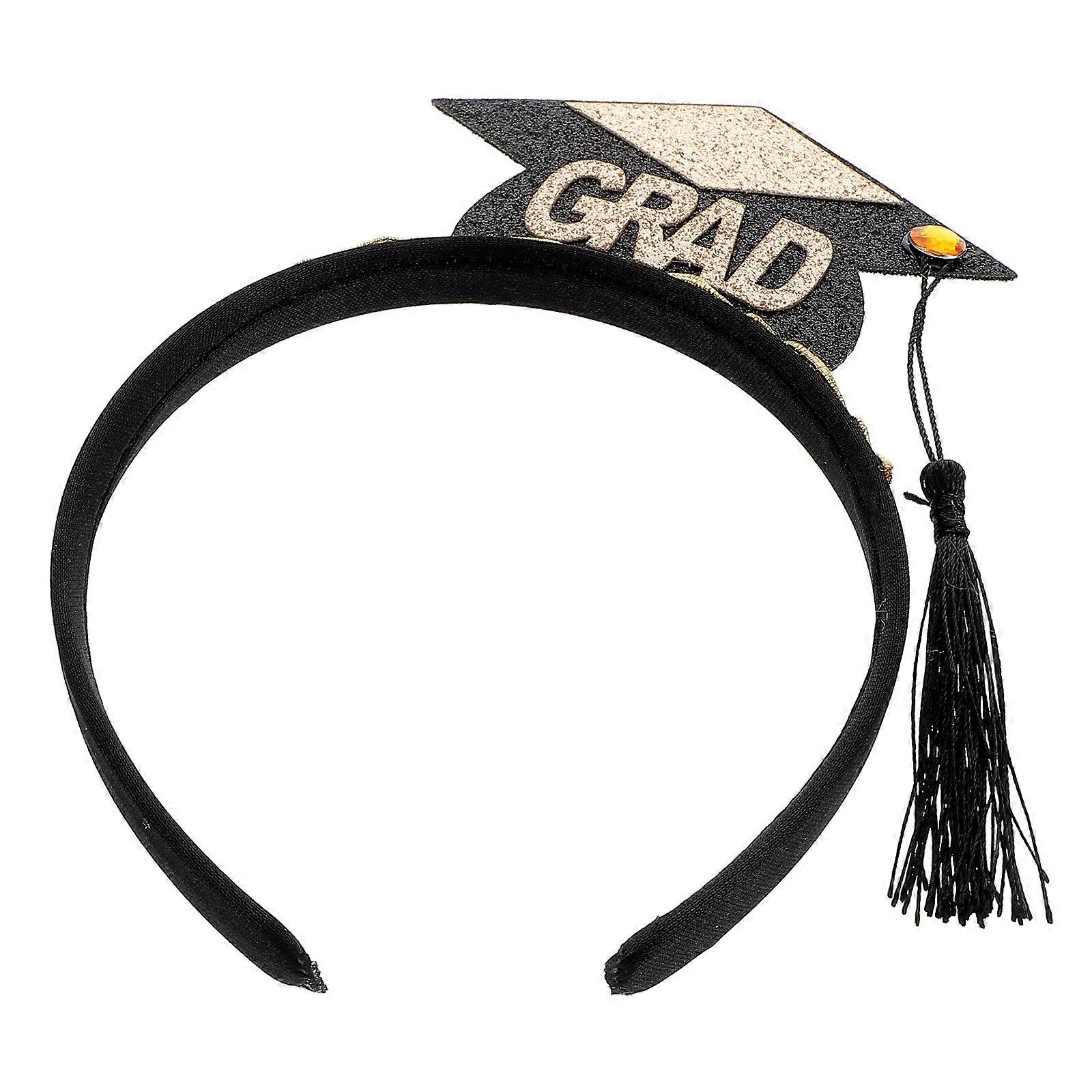 Graduation Photo Props Mini Graduation Hat Headband for 3Pcs Styling