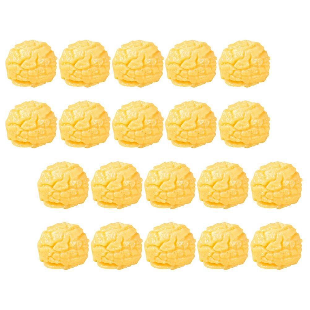 Artificial Popcorn Model 20Pcs for Decoration with PVC Durable Material
