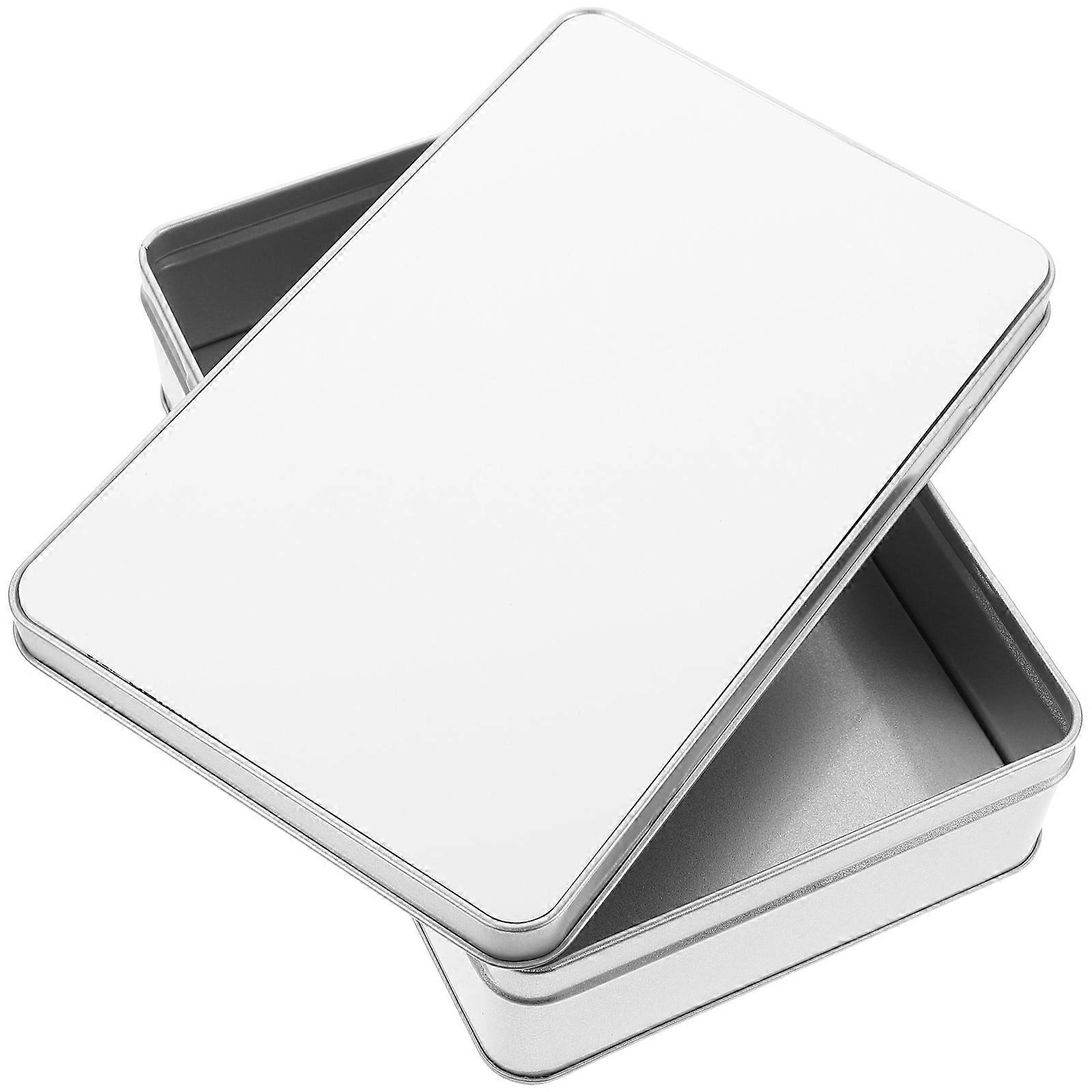 Sublimation Metal Box for Decor with 6Pcs Rectangle Iron Storage Boxes
