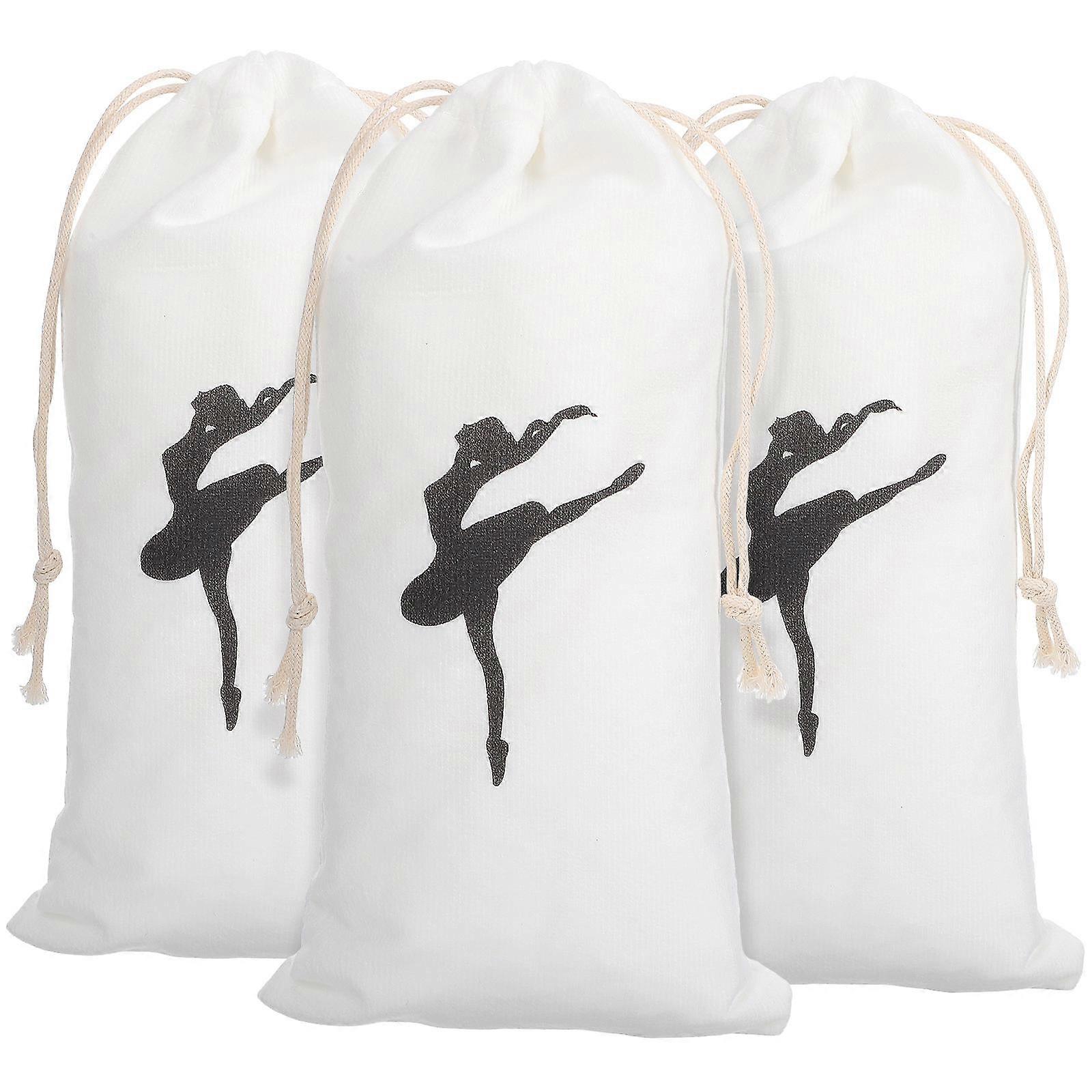 Shoes Storage Pouches Drawstring Bags for Ballet Dance 6Pcs Set