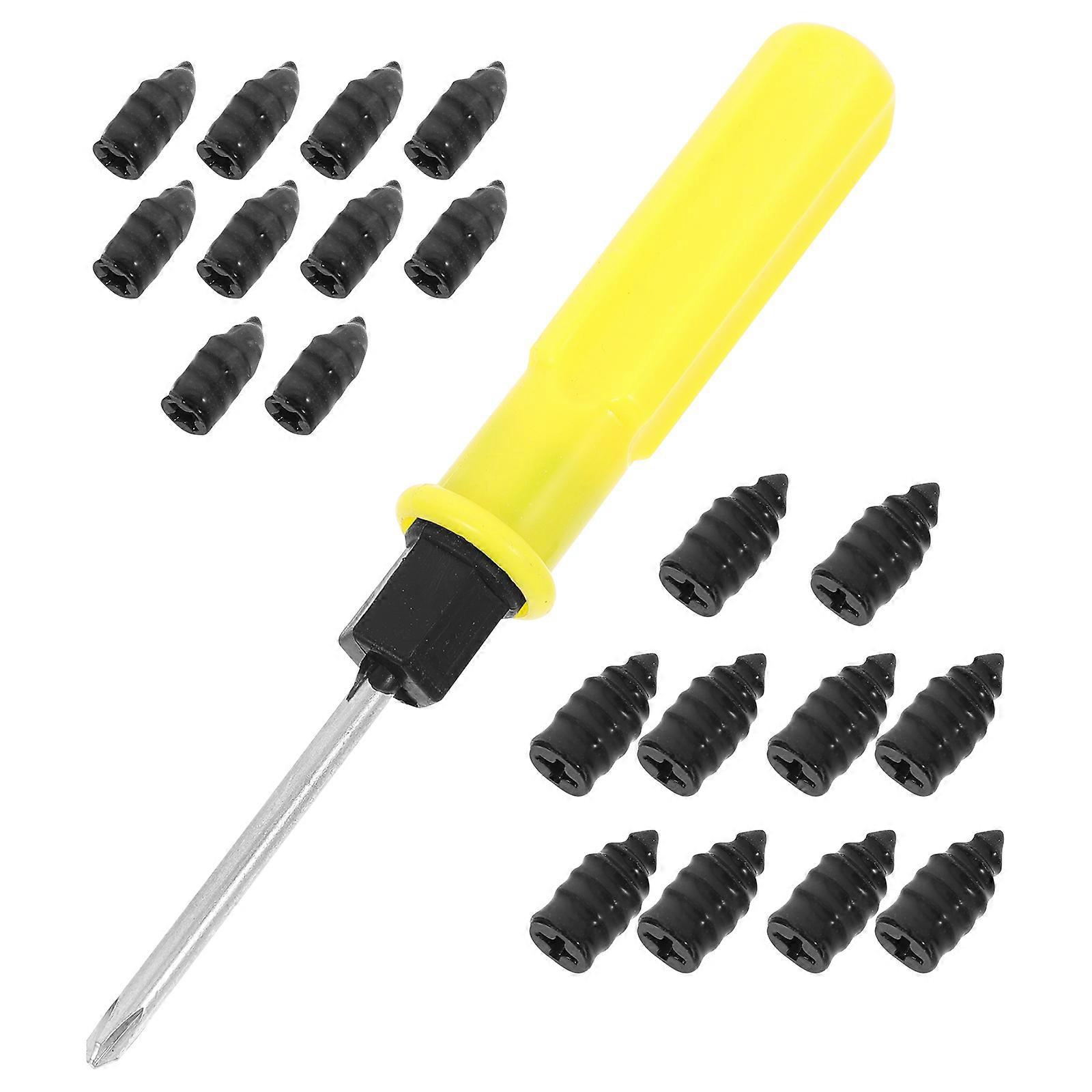 Tire Repairing Screw Nails For Car Tire Puncture Repair 4 Sets Durable Material Emergency Roadside Assistance Tool