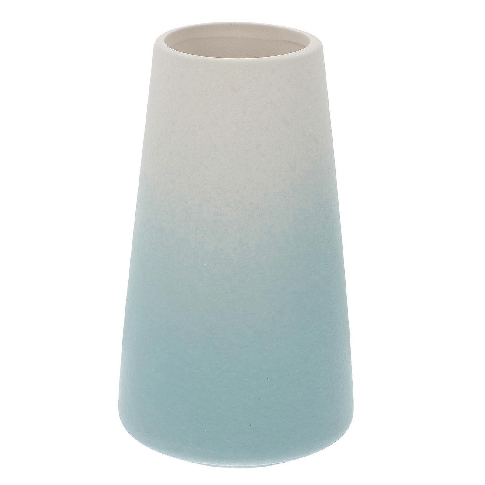 Ceramic Desktop Vase for Decoration 2Pcs Frosted Simple Retro Table