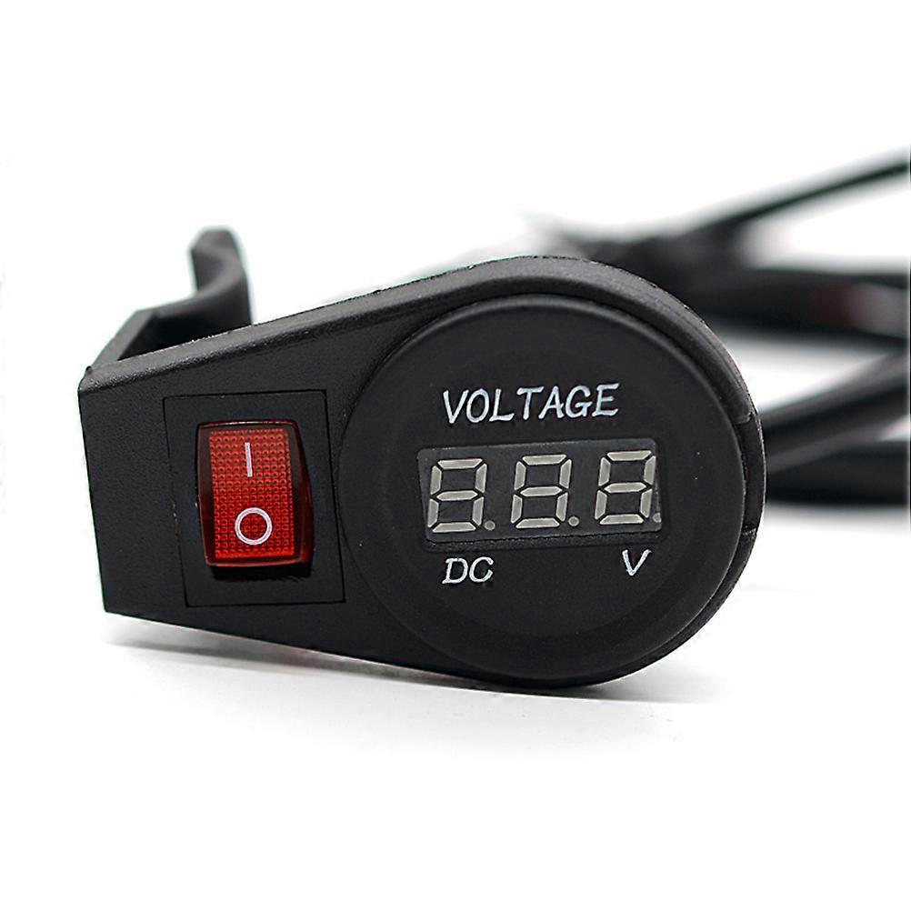 Car Digital Voltmeter Dc Voltage Meter with Switch