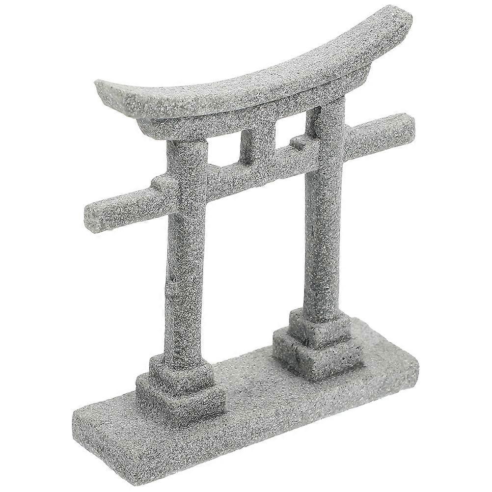 Sand Table Decoration Gate Model for Aquarium Decor 2Pcs