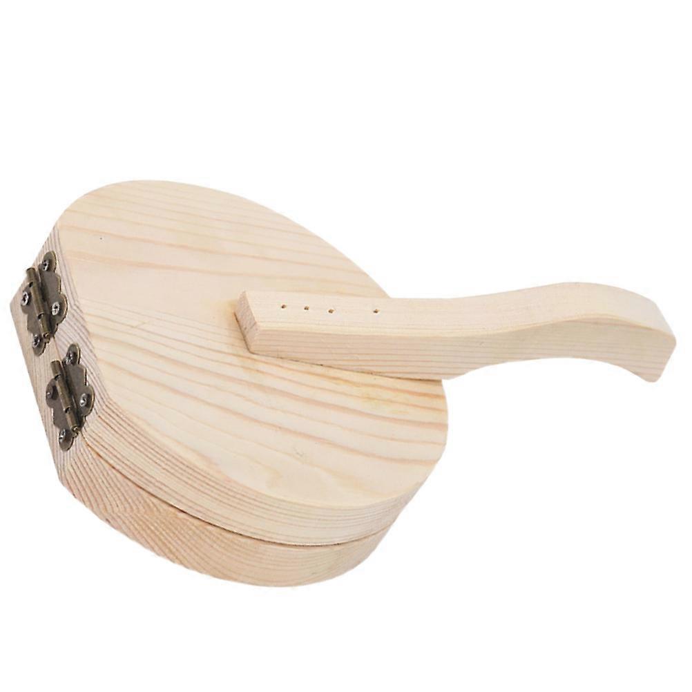 Khaki Wooden Dumpling Pressing Tool for Dough Making 2Pcs