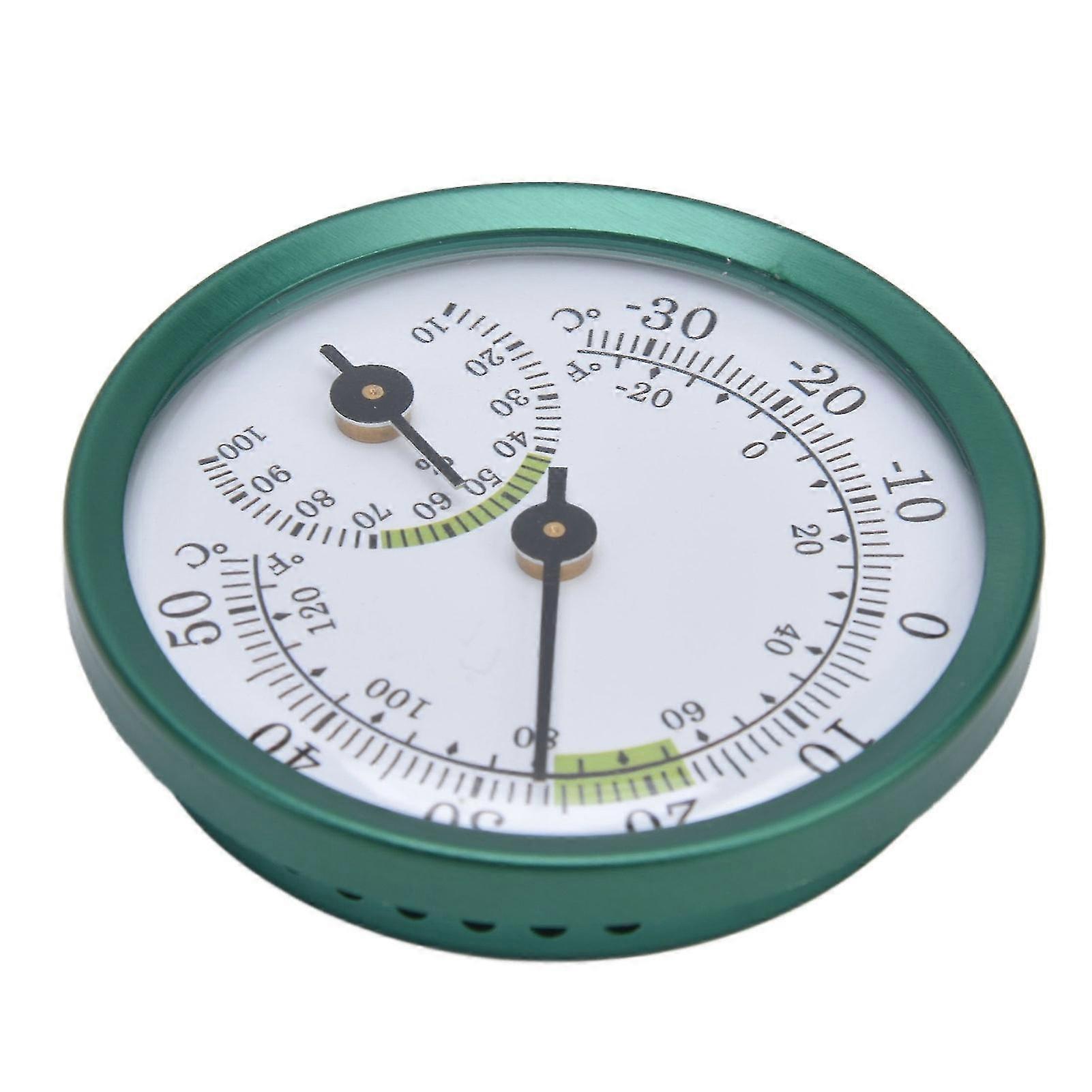 Temperature Humidity Meter Mini Wall Hanging Thin Transparent Dial Large Screen Temperature Humidity Tester 2025