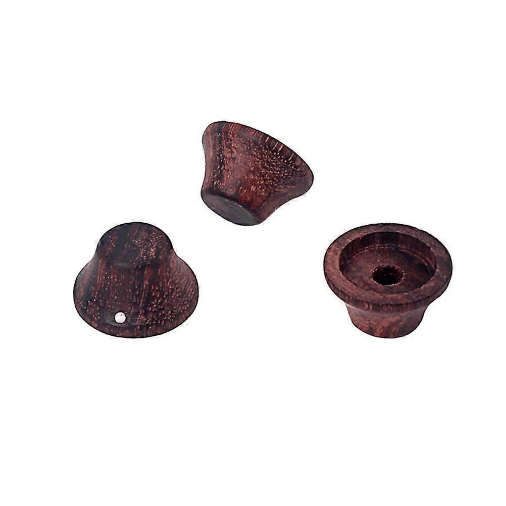 Volume Control Knob for Guitar Parts with Coffee Color 3Pcs Set