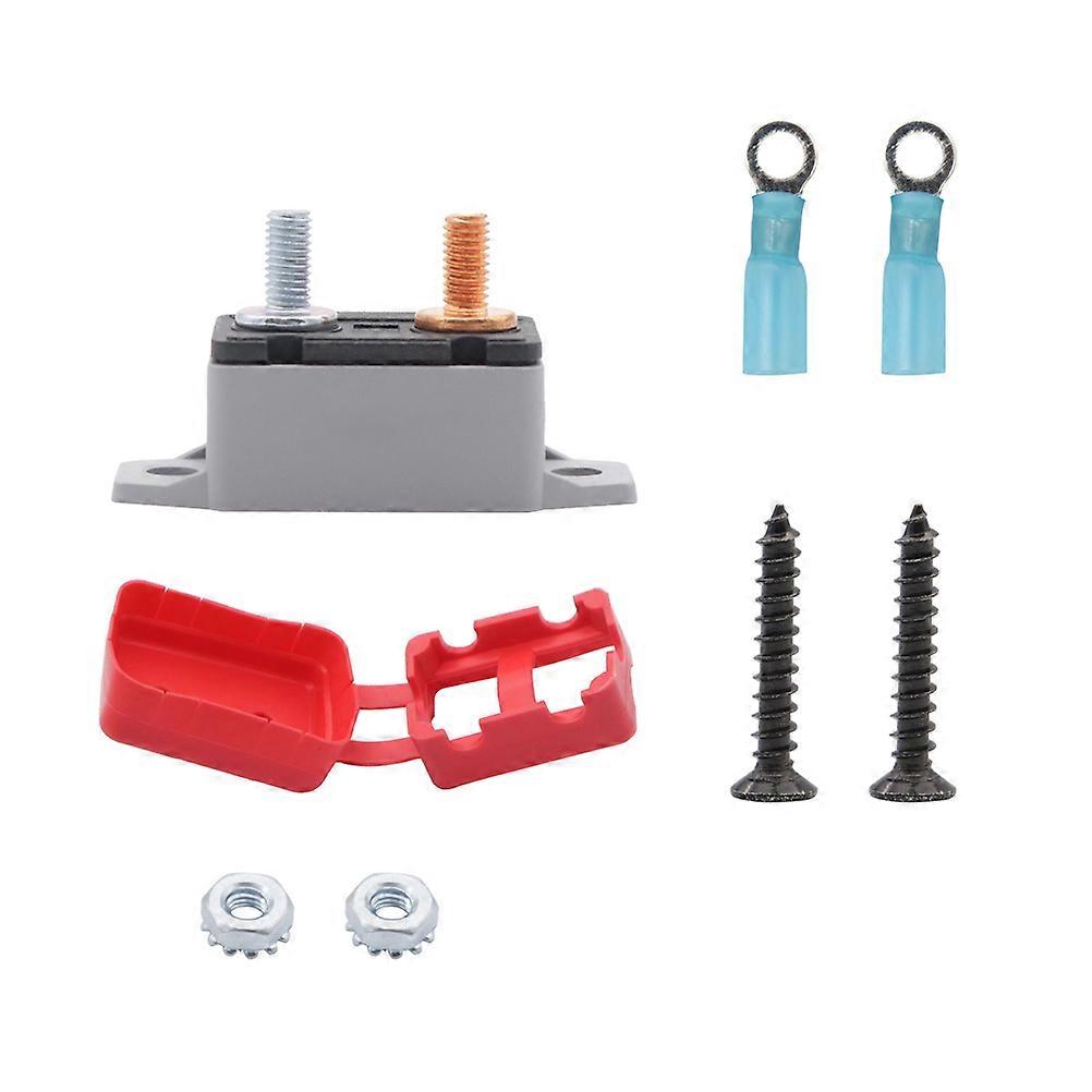 Circuit Breaker for Vehicle 1Set Manual Reset with Thermal Protection Boot