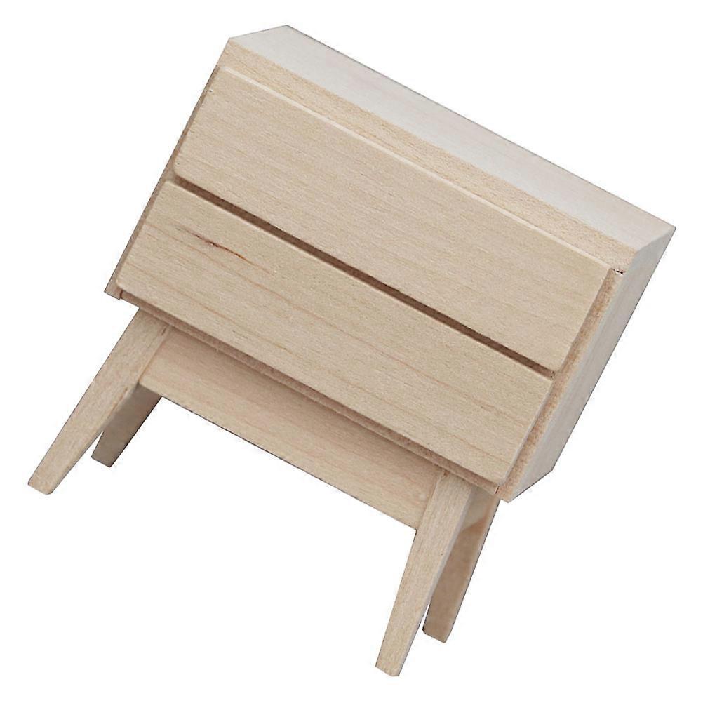 Handcrafted Dollhouse Mini Cabinet Accessory For Tiny House Aesthetic In Rectangular Shape 1 Pcs