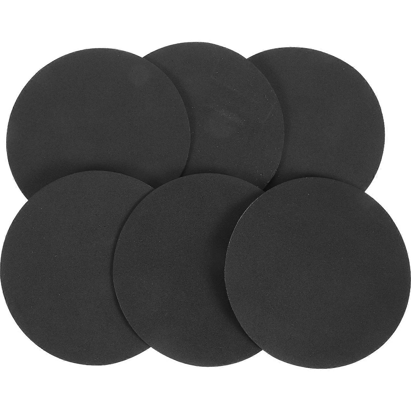 Non-Slip Table Lamp Base Sponge Stickers for Stable Use 24Pcs Black