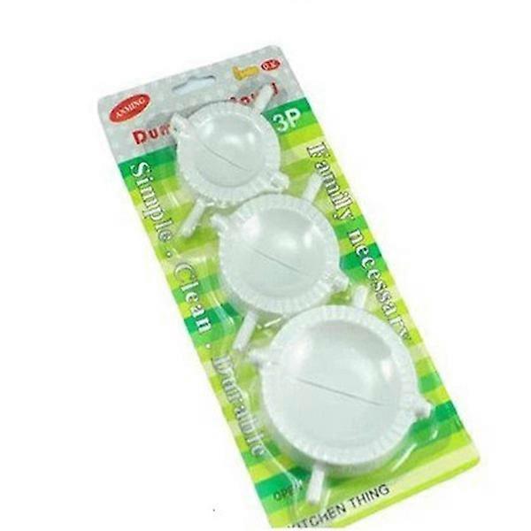 Dumpling Maker Kitchen Dumpling Press for 3Pcs Set White Plastic