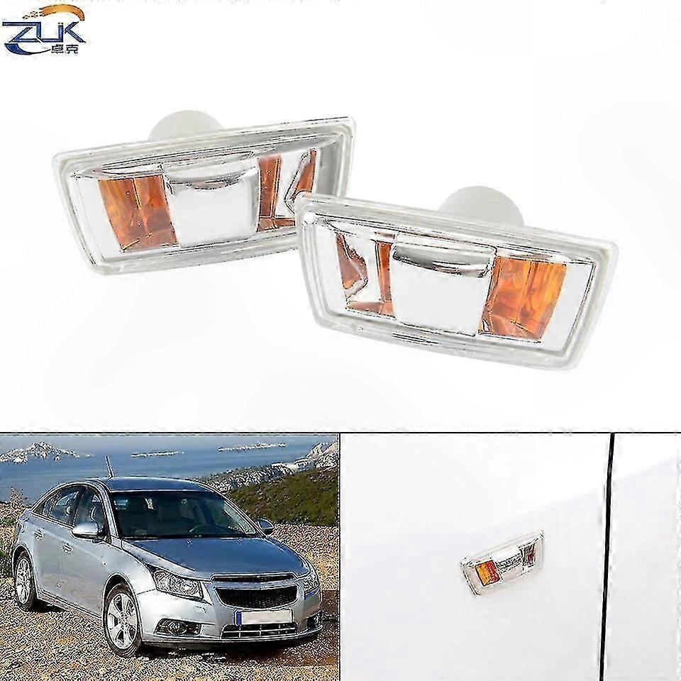 Side Turn Signal Fender Indicator Repeater Blinker Lamp for Chevrolet Cruze 2009-2016