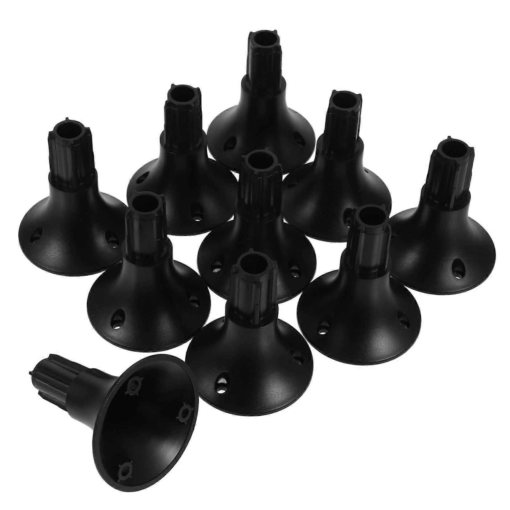 Solar Lawn Light Base Outdoor Lamp Post Base For Garden Lighting 10 Piece Set Fits Most Solar Light Posts