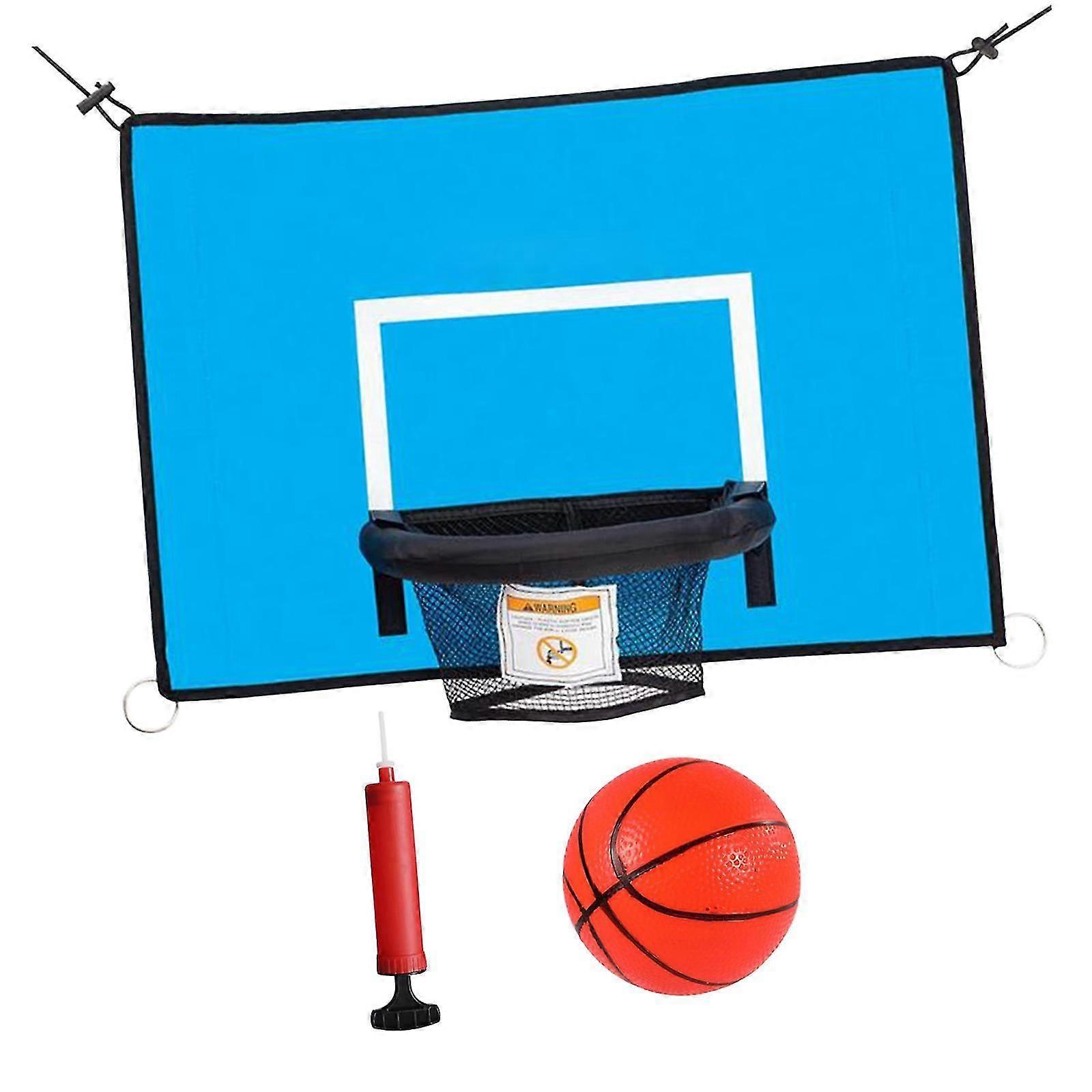 Mini Basketball Hoop for Trampoline with Enclosure Universal Basketball Rack