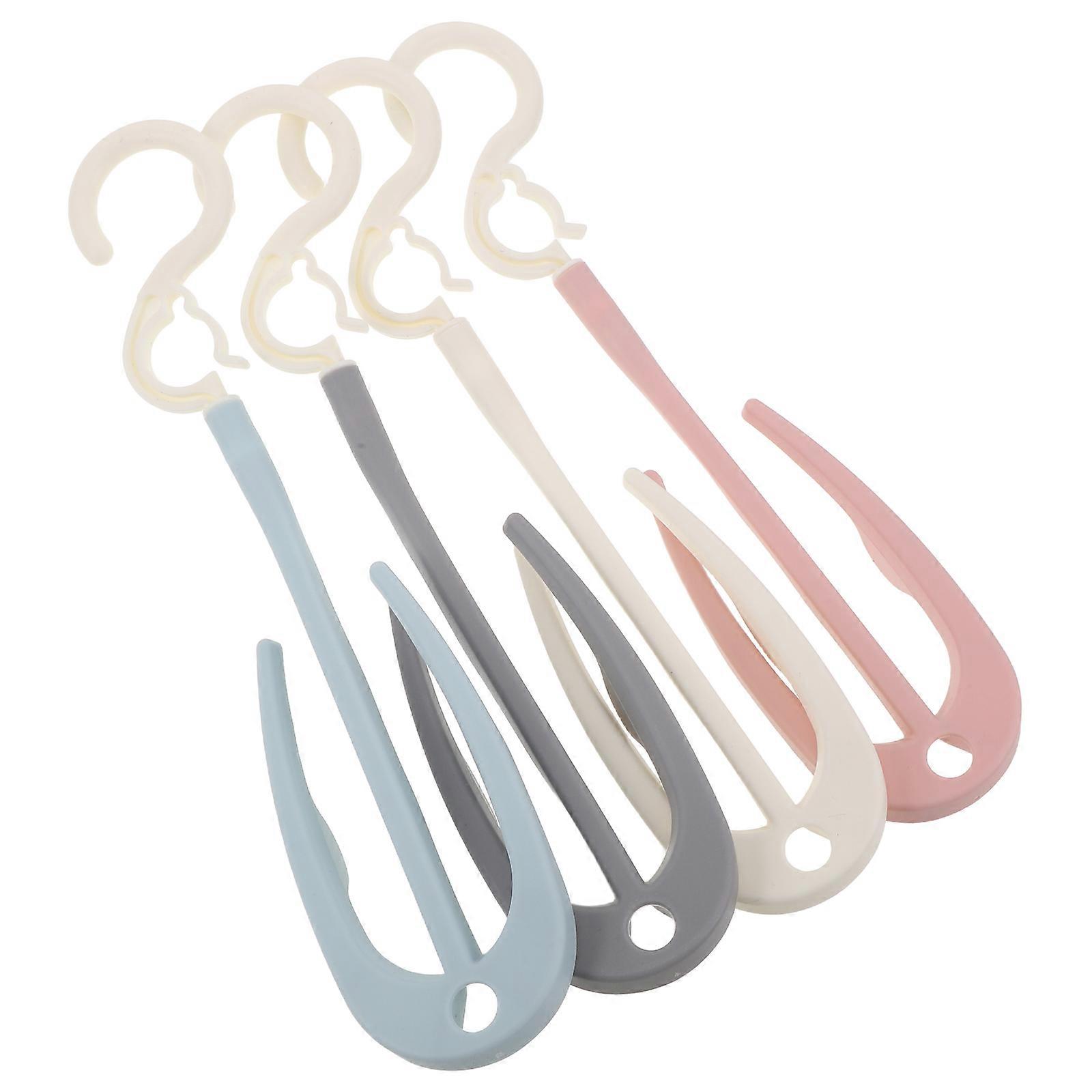 Dry Shoe Hanger Plastic Shoe Drying Rack Portable 8Pcs Space Saving