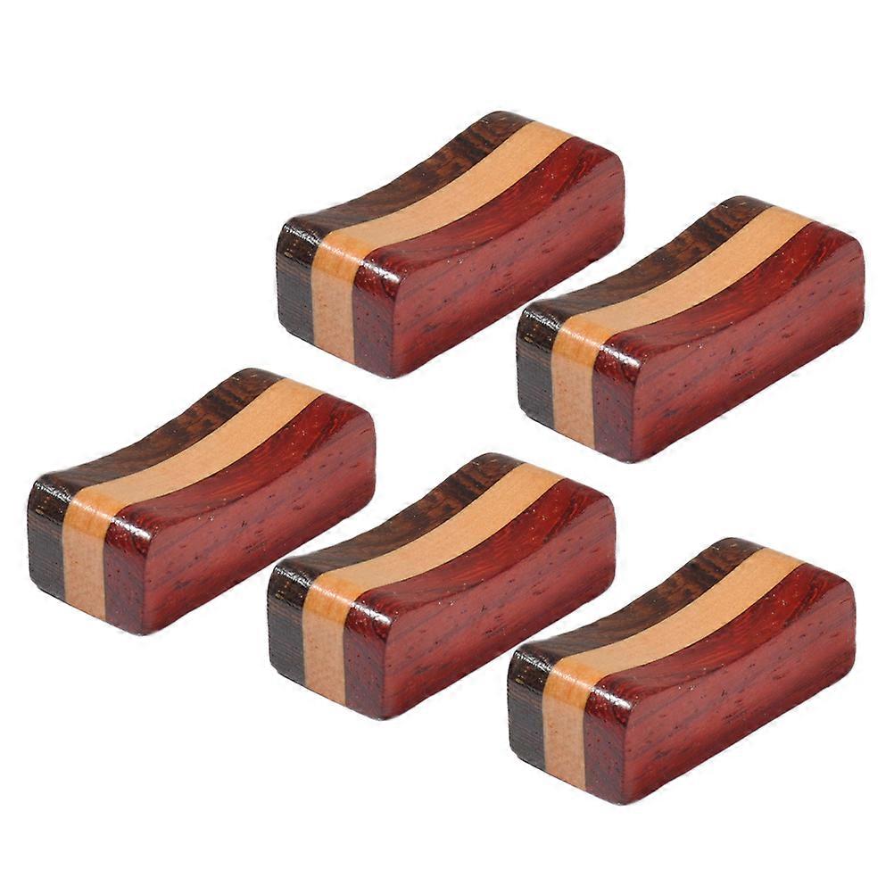 Tableware Rest Stand Wooden Pillow Shape for Chopsticks 10 Pieces