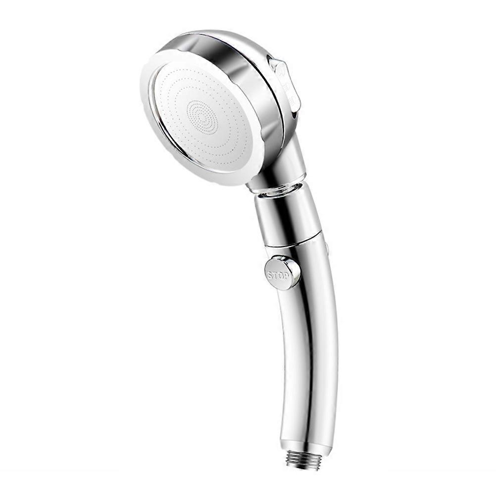 Handheld Showerhead for Shower Use 2Pcs Pressure Boosting Silver Nozzle