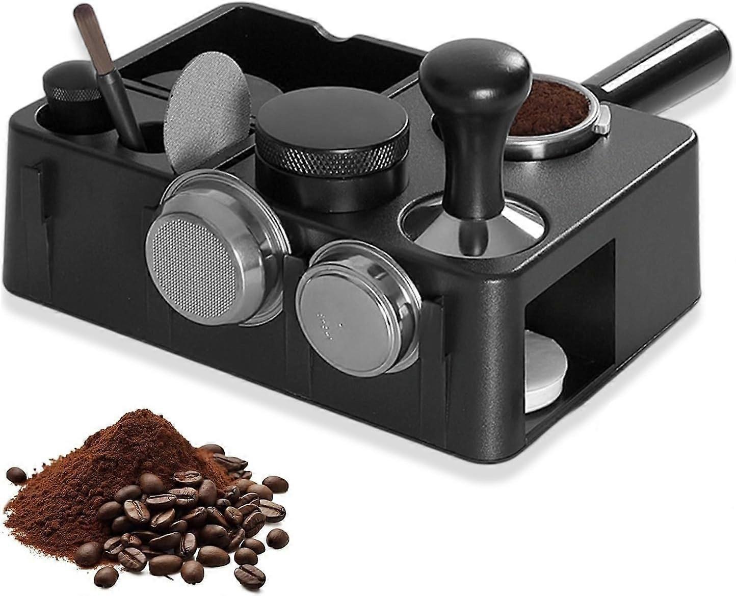 Espresso Tamping Station, Espresso Knock Box, Espresso Coffee Organizer Box Fit For Storage 51, 54,