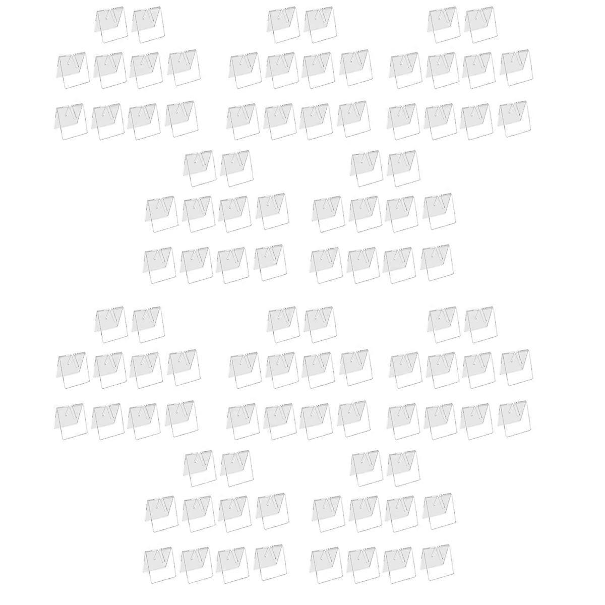 10PCS Clear Acrylic Knife Blade Display Stand Holders