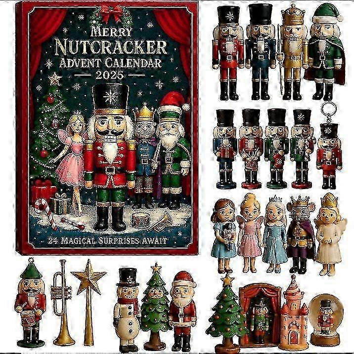 2025 Christmas Advent Calendar Decor Acrylic Non-3D FULL STYLE