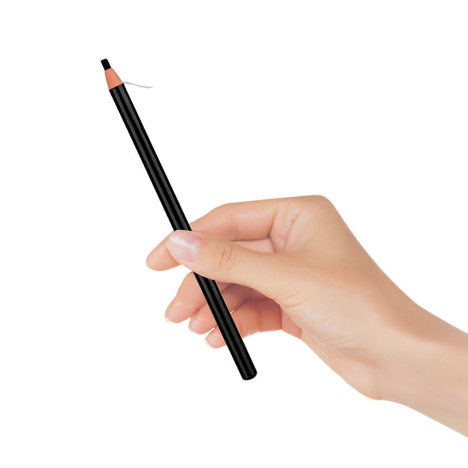 Makeup Eyebrow Pencil Black Waterproof for Sweat Proof Brow Drawing 5Pcs