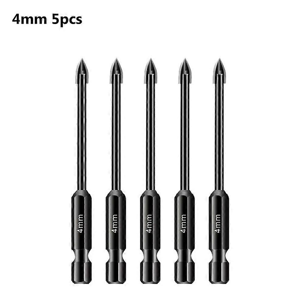 Cross Hex Drill Bit Set For Tile Porcelain Glass Mirror Multifunction Tile Porcelain Drill Bit Kit Tool Carbide Drills