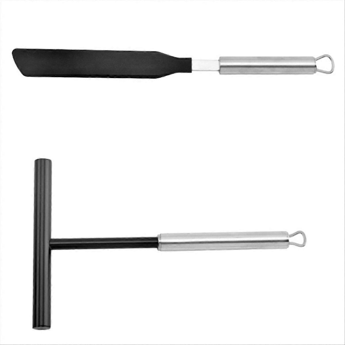 Crepe spreader set, stainless steel, batter spreader, kitchen tools.