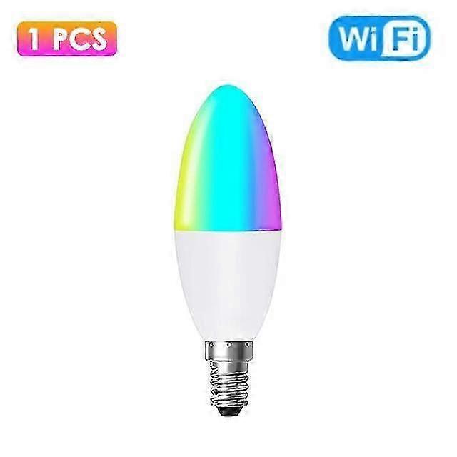 Aubess Tuya E14 Smart WiFi ZigBee Light Bulb Candle Light Bulbs RGB LED CW Lamp Supports Smart Life APP