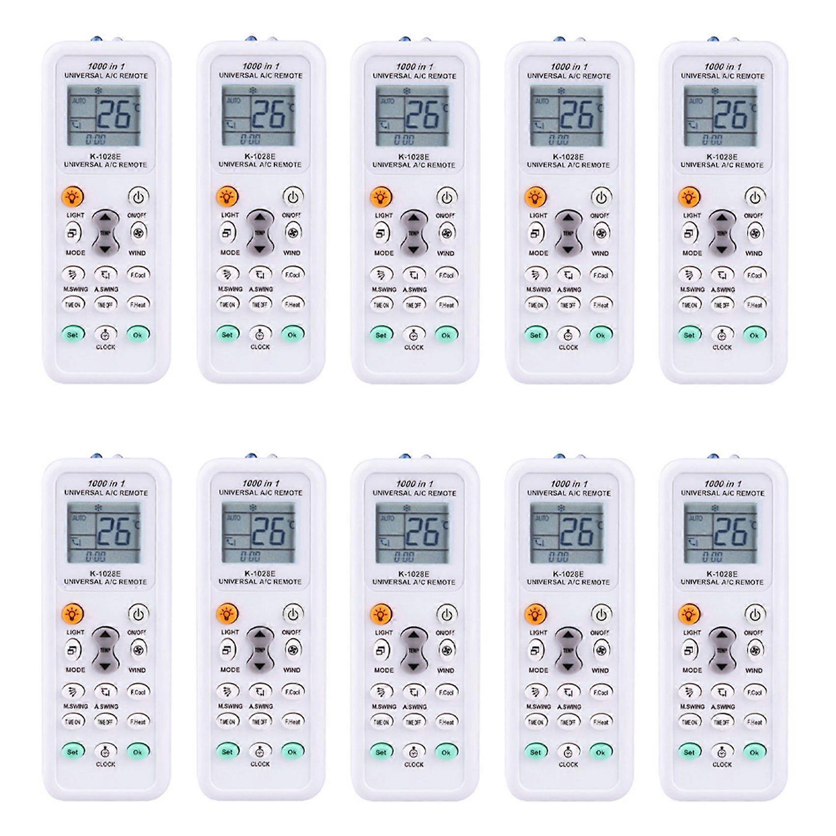 10X Universal 1000 in 1 LCD Low Power Consumption K-1028E Air Condition A/C Remote Control Controller
