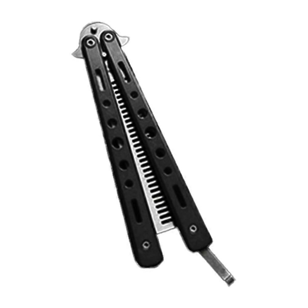 Chicmine Retro 5 Color Butterfly Comb Metal Tooth Training Practicing Brush Styling Tool