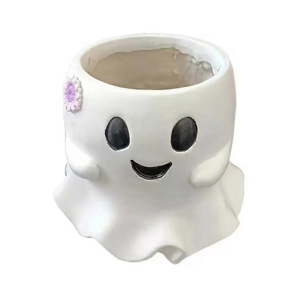 Ghost Bucket Vase Halloween Ghost Treat Buckets