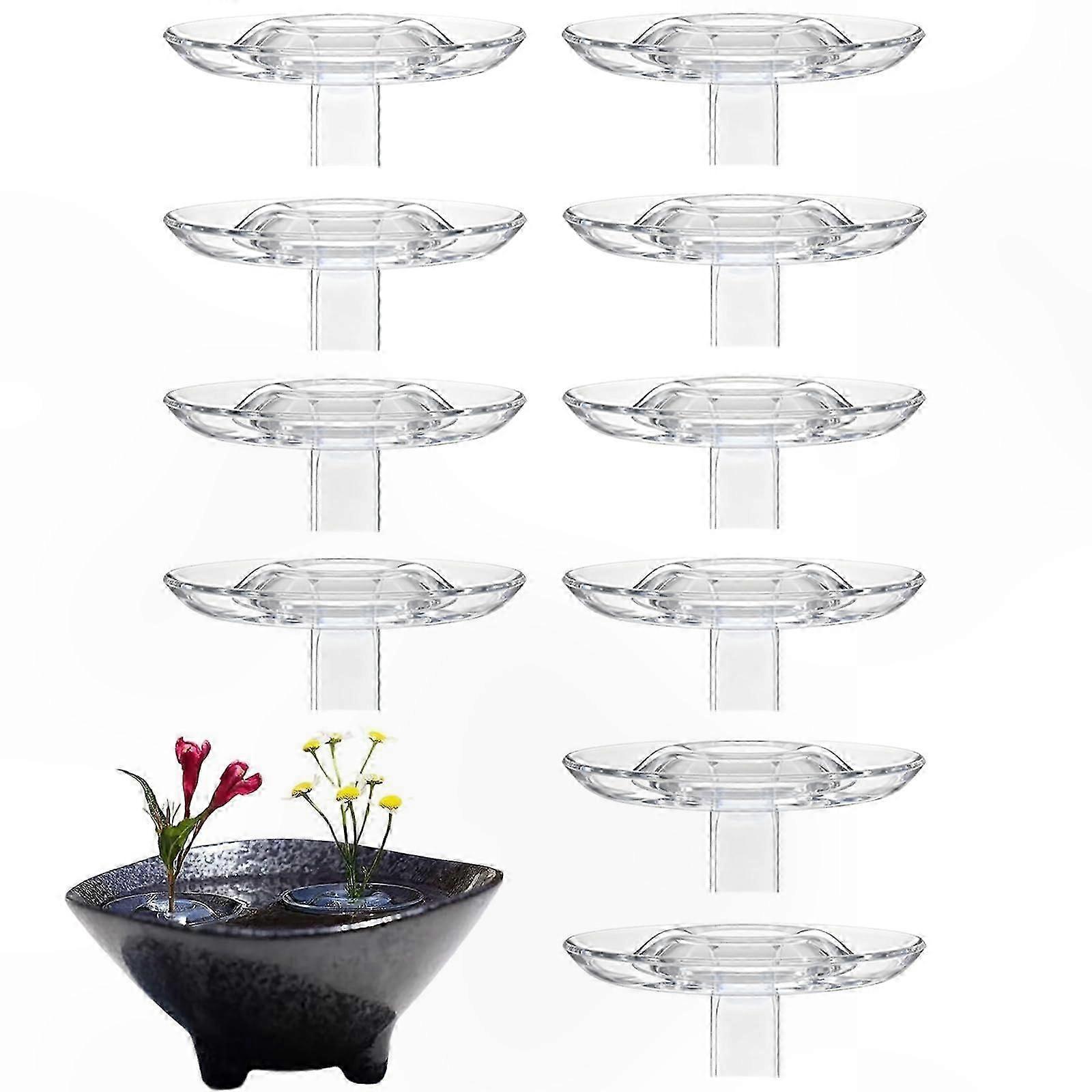 Floral Arrangement Holders - 10 Pack Floating Stands for Creative Displays