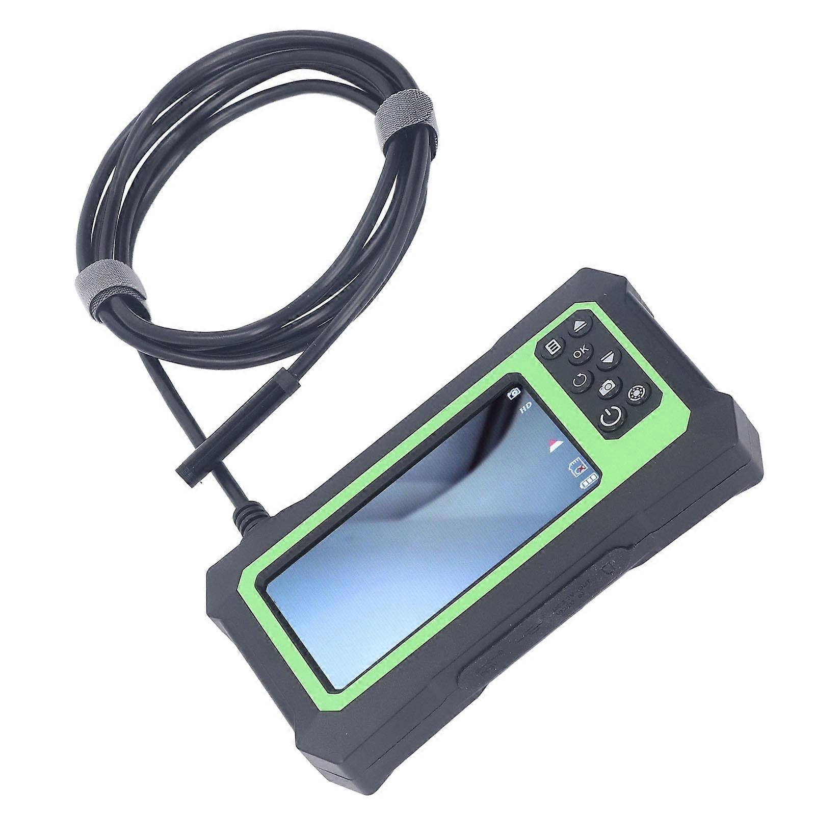 Endoscope Camera IP67 Waterproof 4.3in 8mm Lens 1080P Bending Borescope for Maintenance 2m / 6.56ft 