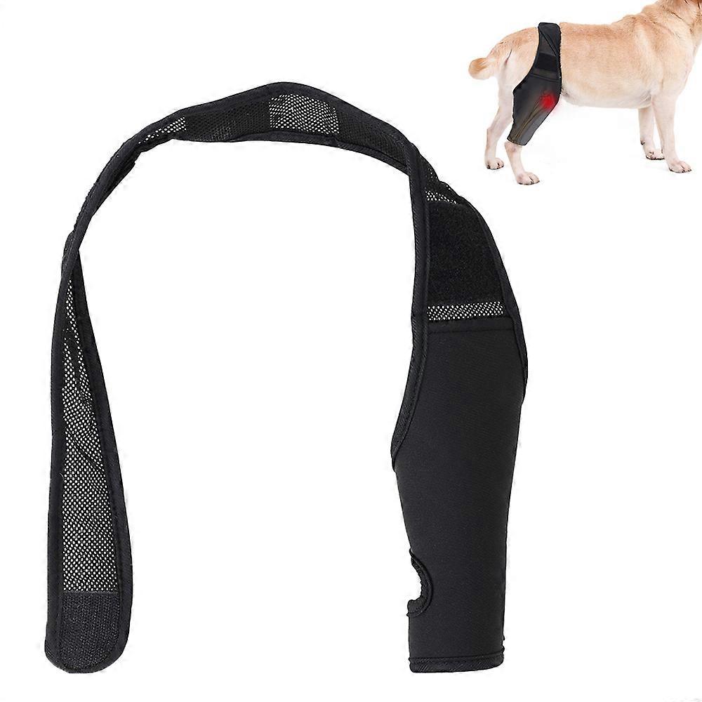 Pet Knee Support Brace Leg Hock Compression Wrap Front Back Protector
