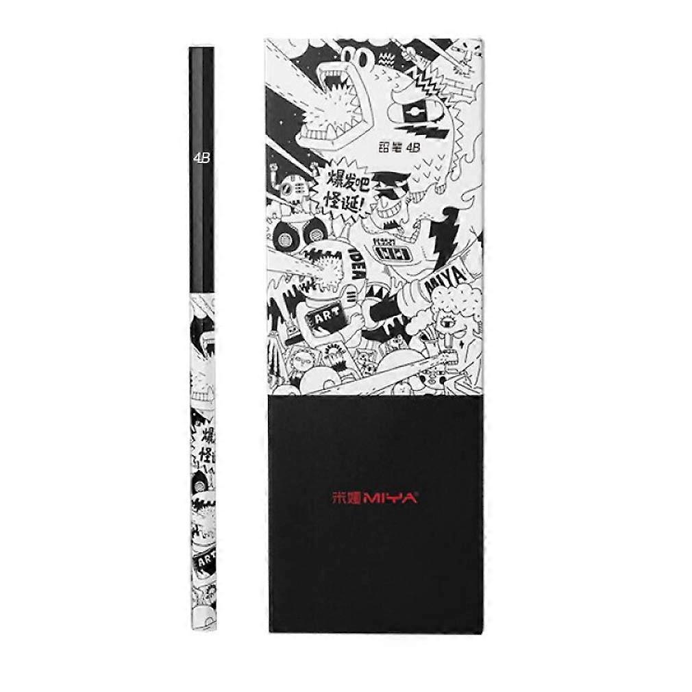 4B Charcoal for Sketching and Painting, 8B Charcoal for Art Students, Soft Sketch Charcoal Pencils