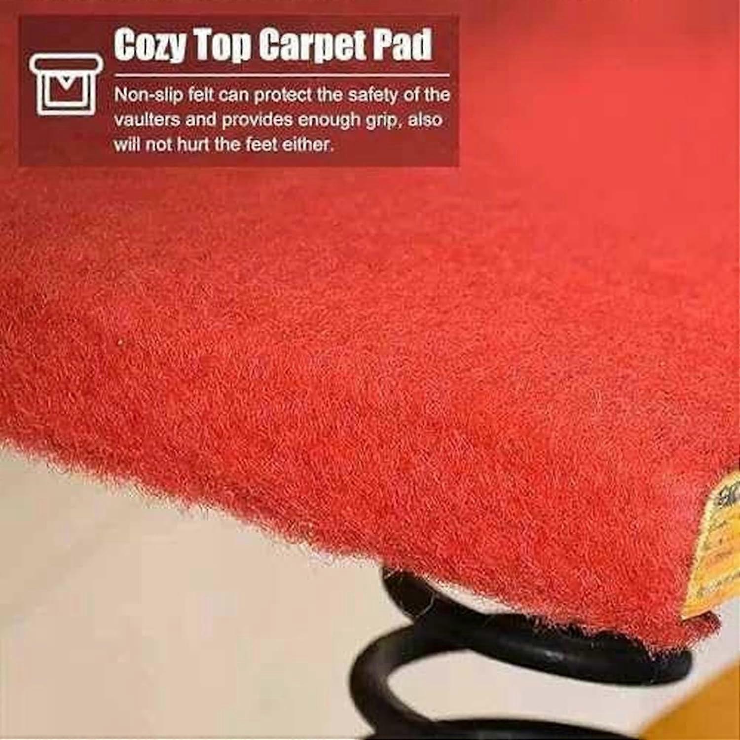 4Spring Wood  Jump Springboard With Steel Spring And Jump Pad, Large Vault Training Elastic Board