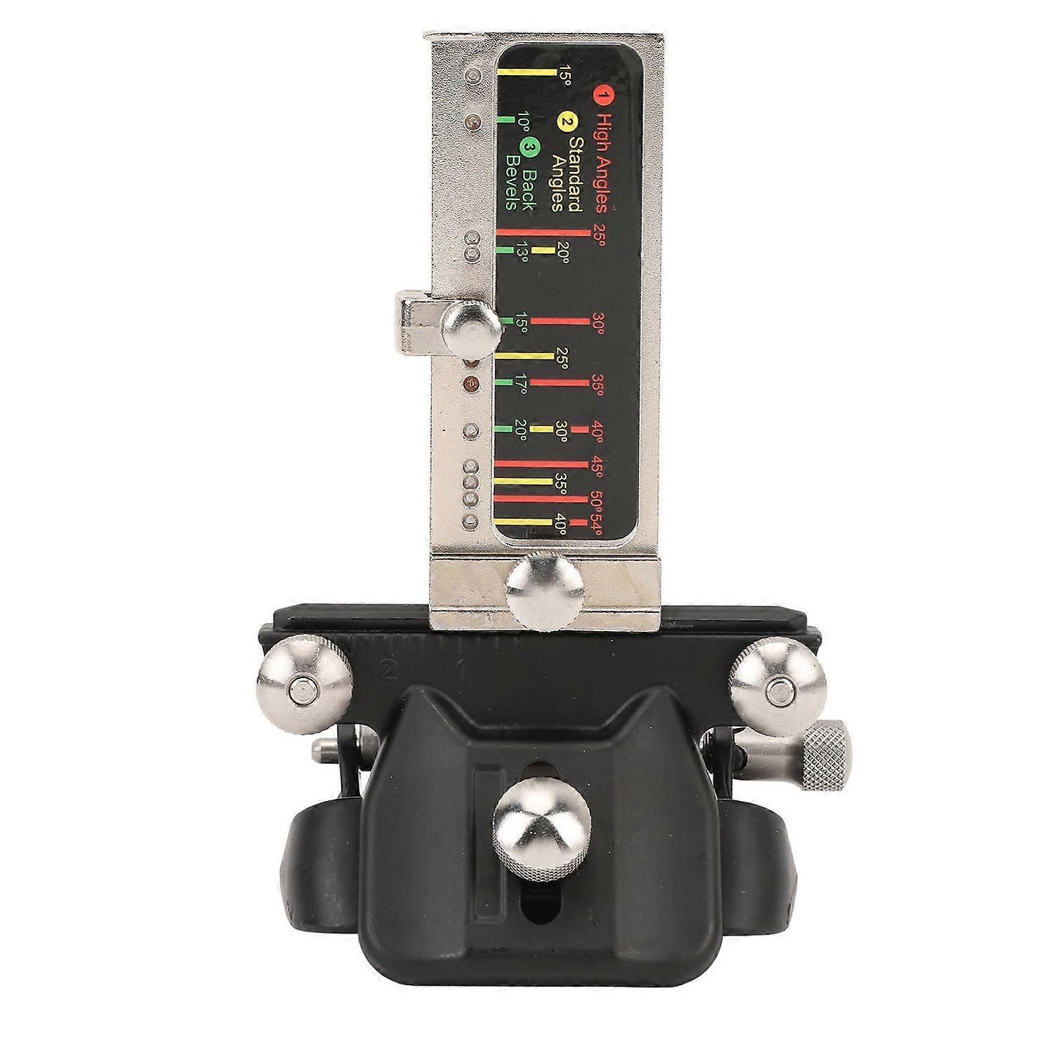 Honing Guide System Aluminum Alloy Manual Angle Adjustable Woodworking Chisel Sharpening Kit