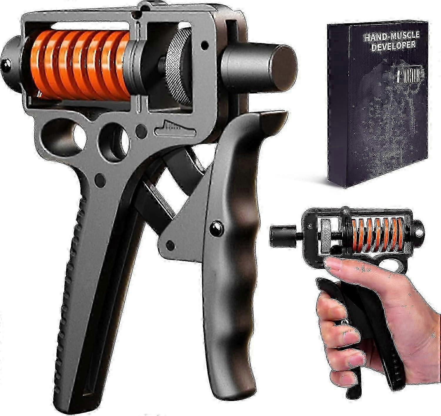 Adjustable hand grip for strength training 5-165kg finger exercise