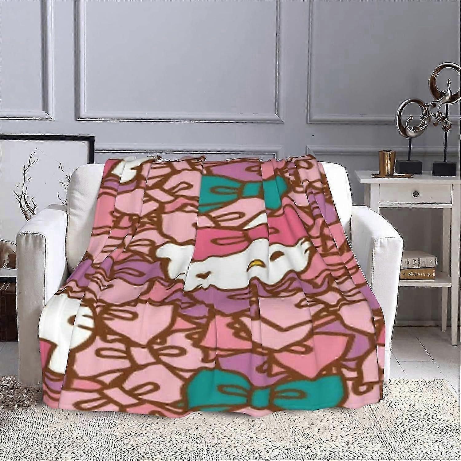 Kreslená Deka, 3D Anime Deka, Flanel, Prodyšné