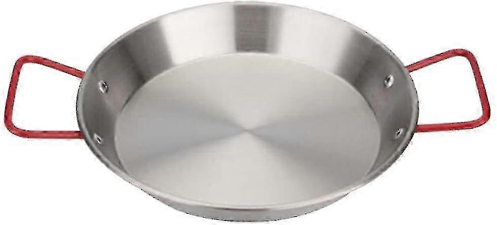 ステンレススチールパエリアパンノンスティックフライパンフライパンパエリアパンフライパン家庭料理フライパン24cm