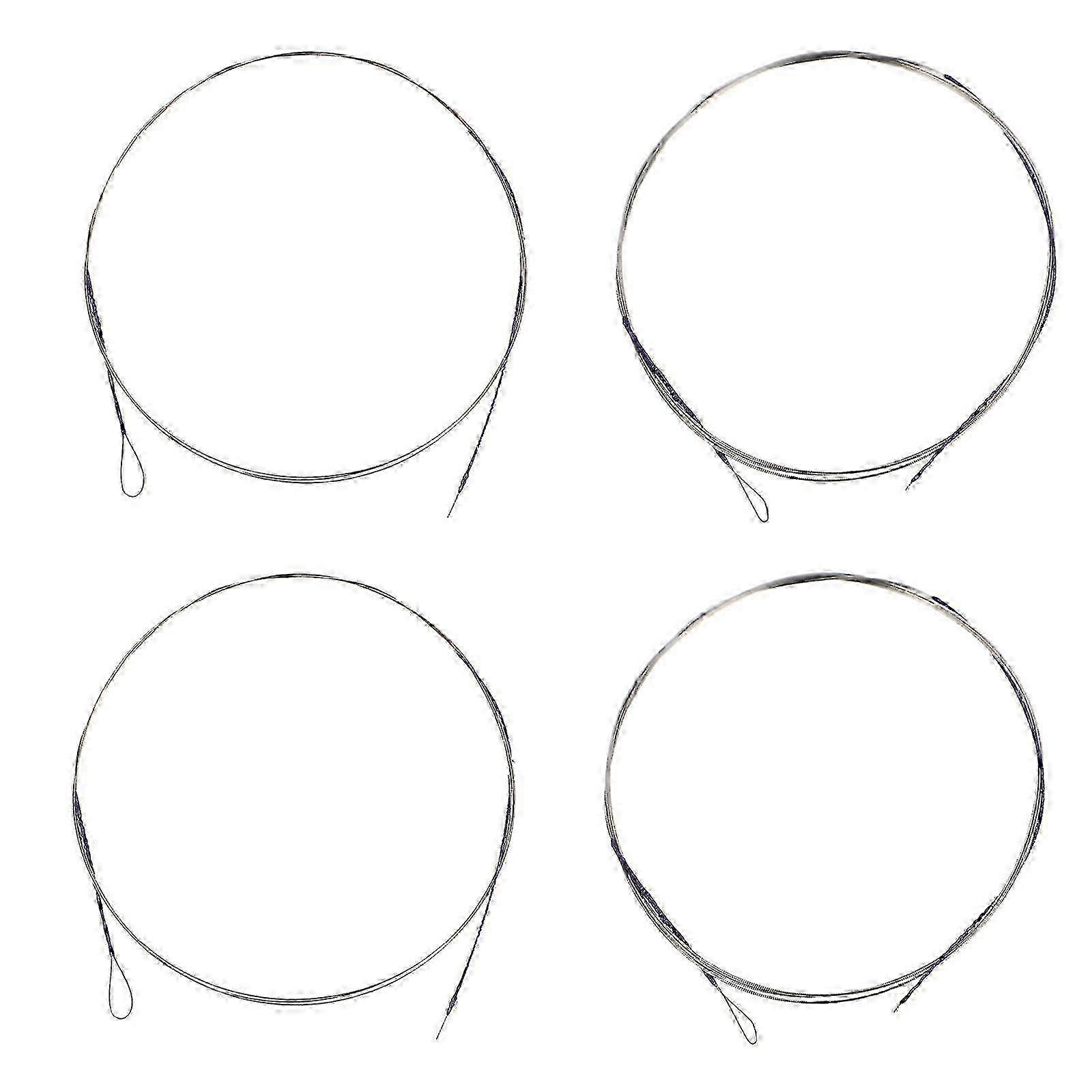 4pcs Professional Erhu Strings Music Wire Sturdy Strings Erhu Strings (Assorted Color)