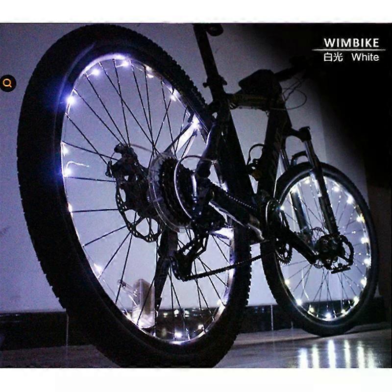 1PC אופניים גלגל אור דקורטיבי 3 מצבי בטיחות MTB עמיד למים גלגל חישור אור לילה רכיבה על אופניים אזהרה אופניים אביזרים