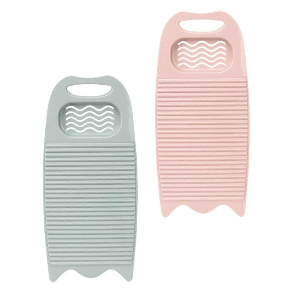 Washboard Laundry 2Pcs Small Washboard Clothing Cleaning Tool Assorted Color Designed For Home Use Increases Friction