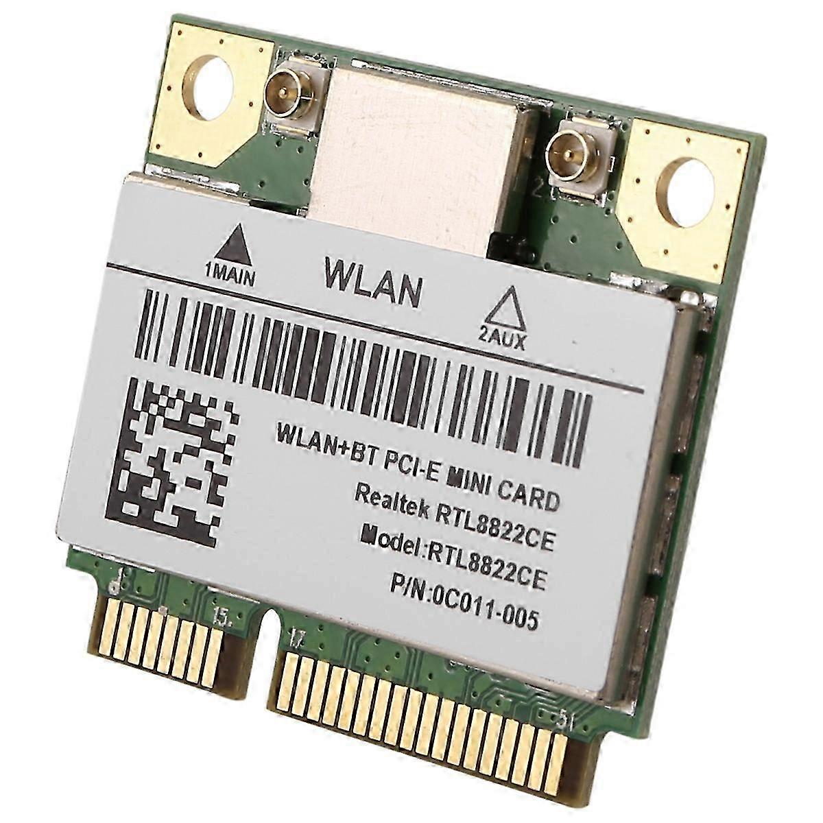 Rtl8822ce 1200mbps 2.4g/5ghz 802.11ac Wifi Card Network Mini Pcie Bluetooth 5.0 Support Laptop/pc Wi