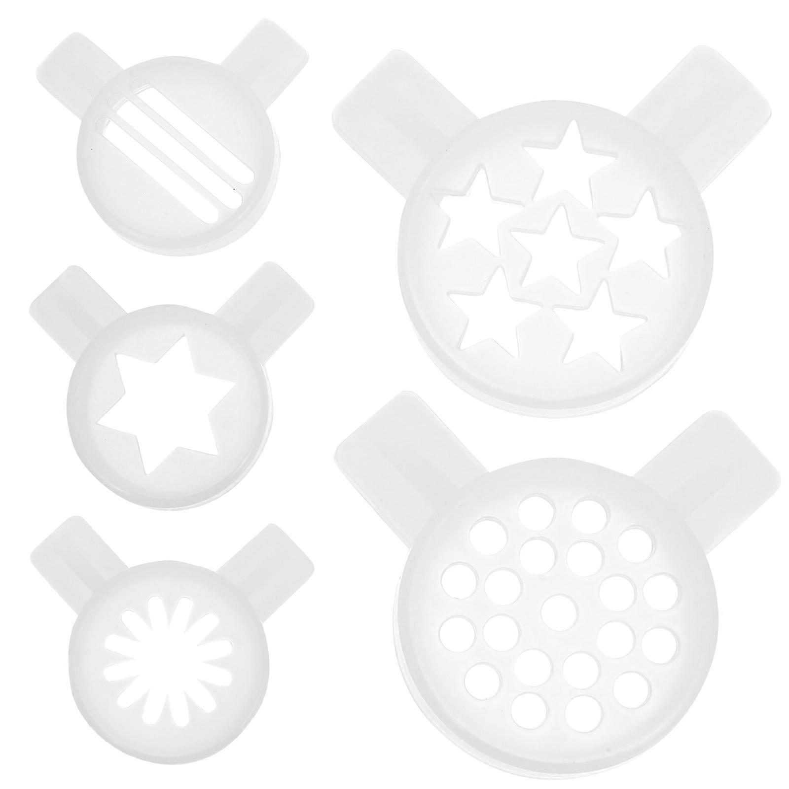 Ice Cream Machine Dispenser Tip for Enhanced Efficiency with 5Pcs Nozzles