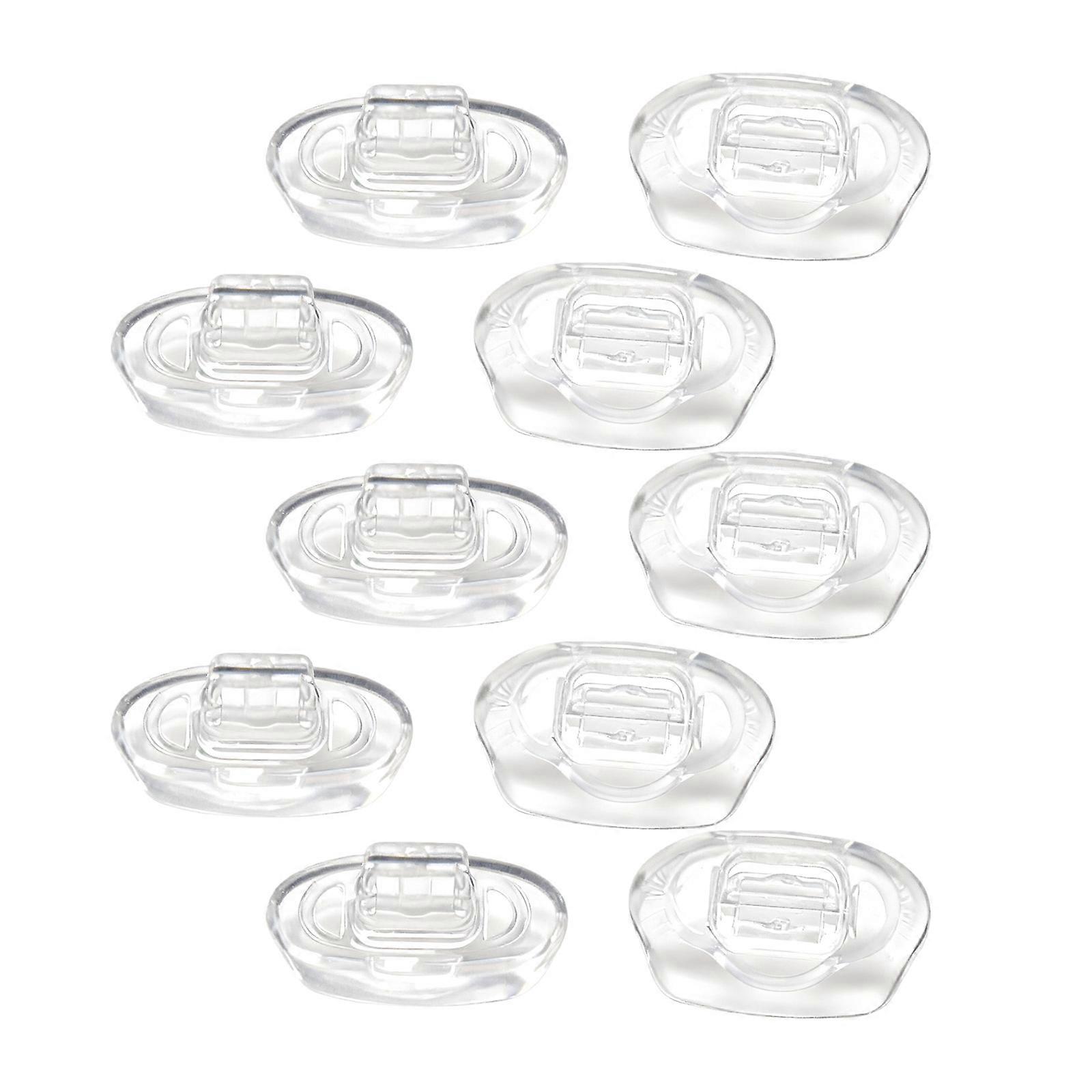 Childrens Eyeglass Nose Bridge Cushions Flexible Silicone Materials Universals Size For Most Frames Skin Friendly Multicolor