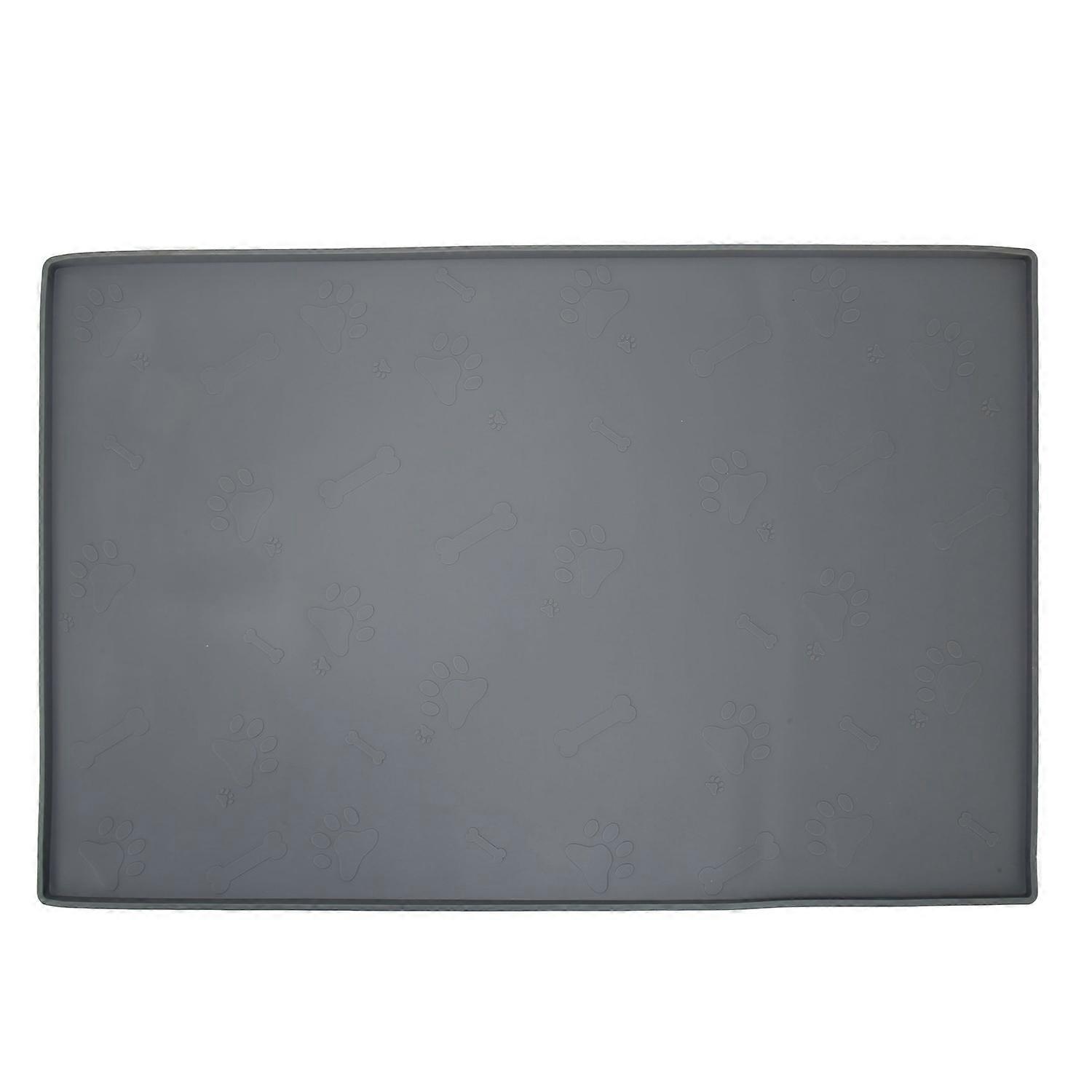 ペット給餌マット こぼれ防止 食器洗い機対応 滑り止めシリコン製 大型犬用プレイスマット ウォーター