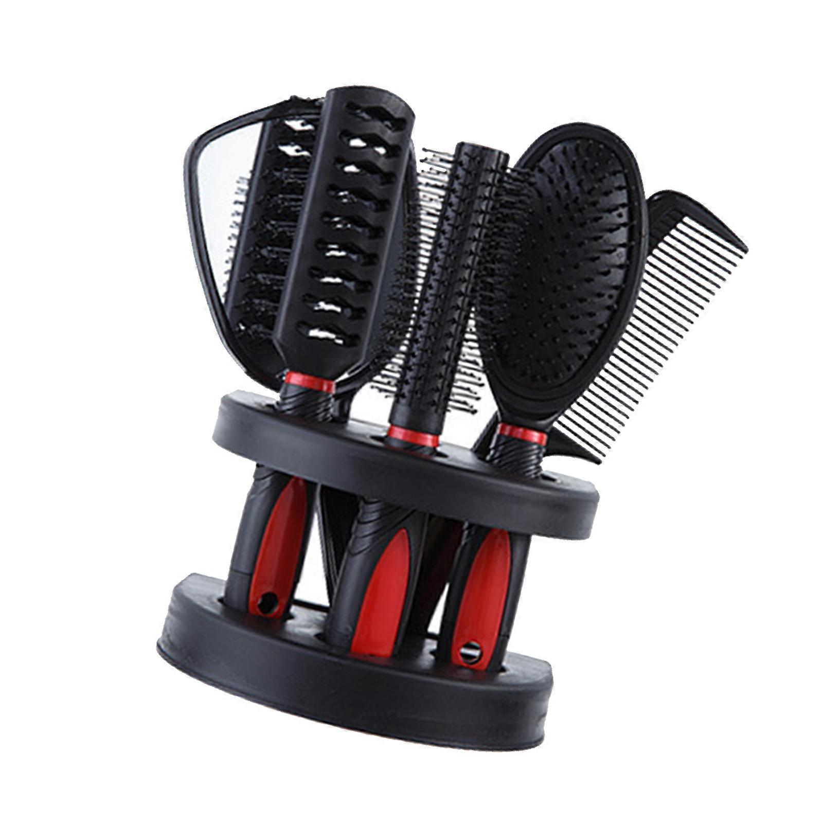 Lightweight Mirror and Comb Set For Easy Storage In Bags Tailored For Modern Women Who Value Practicality And Style  Red