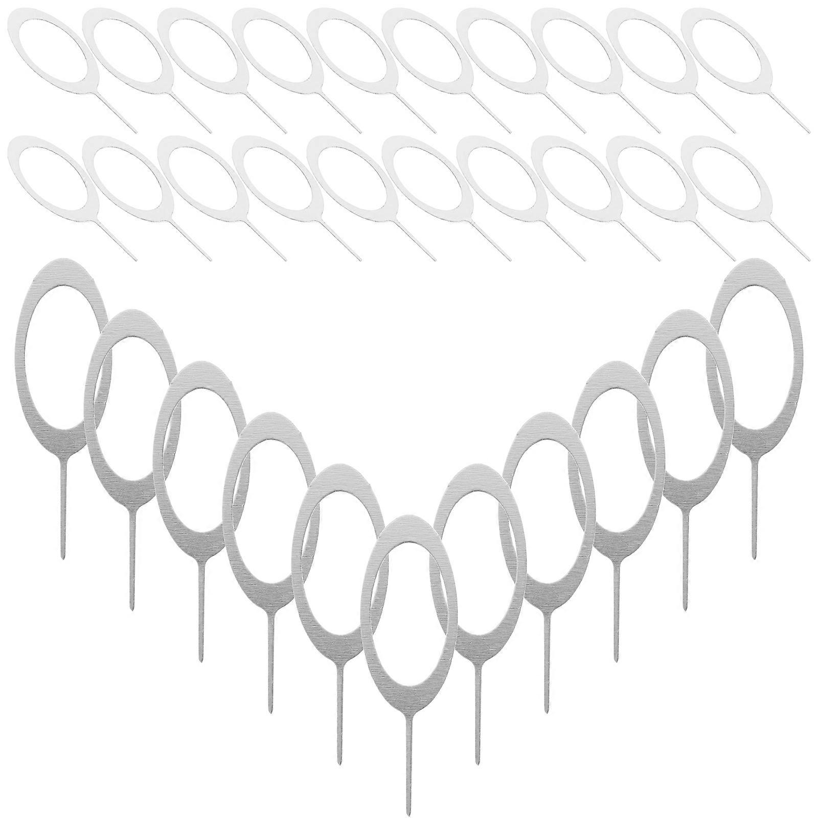 Ejection Pin For SIM Card Removal Small And Portable Tool 100Pcs Silver Designed For Mobile Phones And Instant SIM Card Access